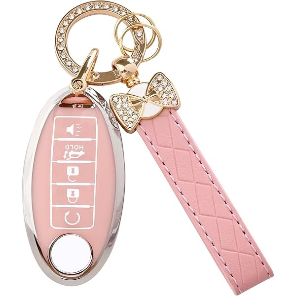 for Nissan Key Fob Cover - 4/5 Button Soft TPU