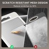 Double Sided 304 Stainless Steel & Wheat Straw Cutting Board,