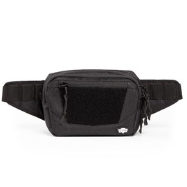 TBG - Tactical Fanny Pack Diaper Bag - Hip Pack/Sling Bag for Men - Compact (Black)