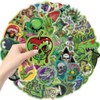 50PCS Green Horror Stickers, Goth Killer Stickers Packs for Adults,