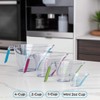 KPKitchen 4-Piece Angled Liquid Measuring Cups Plastic Set - BPA-Free