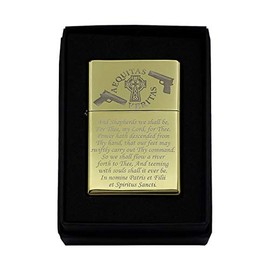 Gifts Infinity Boondocks Saints Prayer Wind Proof Oil Lighter (GDI-1)