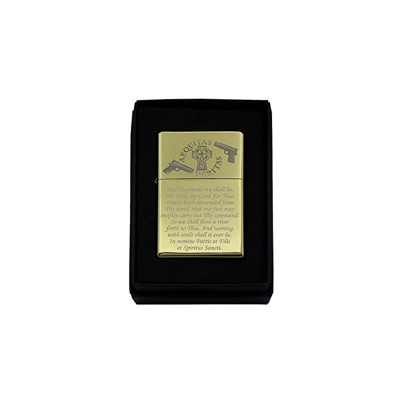 Gifts Infinity Boondocks Saints Prayer Wind Proof Oil Lighter (GDI-1)