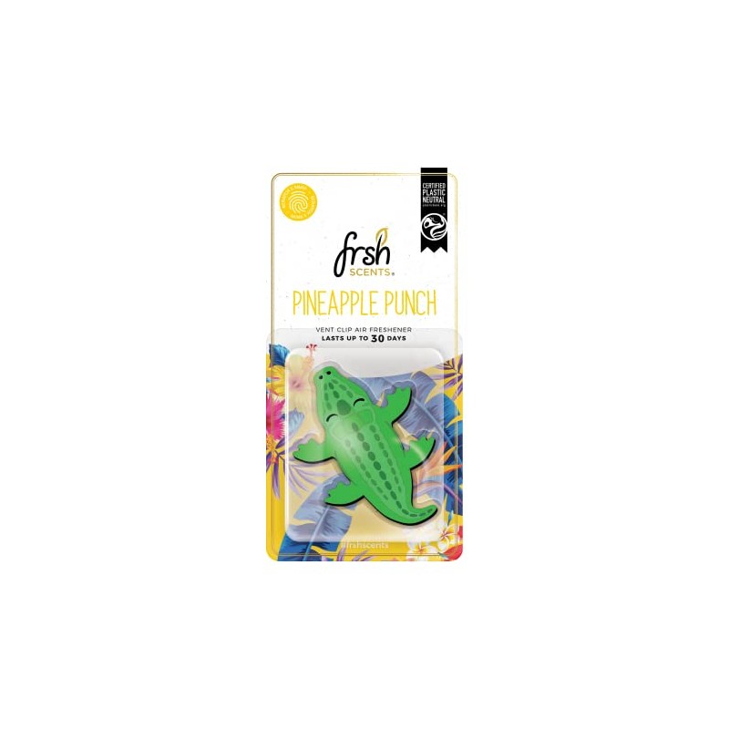 FRSH Scents VO006 Pineapple Punch 3D Crocodile Vent Clip for