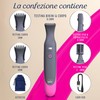Veet Expert All-In-One Trimmer, Rasoio elettrico donna, Viso e parti