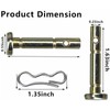 Caalii 738-04124A Shear Pins and 714-04040 Cotter Pins for Troy