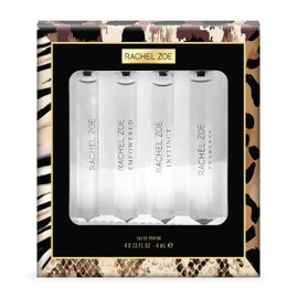 RACHEL ZOE Perfume Gift Set - Travel Size Perfume, Eau de Parfum for Women - Collection of Four Unique Fragrances - Ideal Gift Set for Women - 4 pc