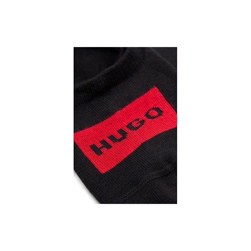 HUGO Women's Trainer Socks (Pack of 2), Black 1
