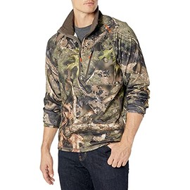 Nomad mens Utility 1/2 Zip | Wind Resistant Pullover Hunting Jacket, Mossy Oak Droptine Camo, XX-Large
