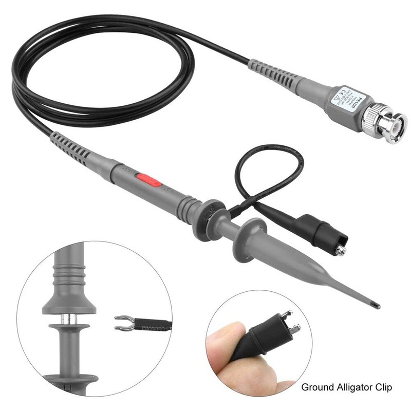 Pack of 2 Oscilloscope Probe Kit, P6100 100 MHz 10: