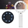 5/11X Magnifying Glass with 8 LED Light Hnadheld Desktop Multifunctional