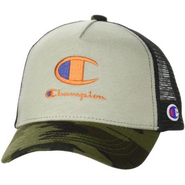 Champion 141-0141 Kids Mesh Cap, Khaki × Camouflage
