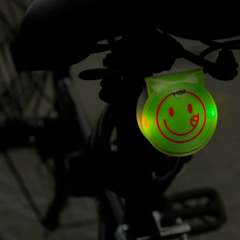 Good-L 自転車用 反射バッジ（LEDライト付き）