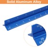 Piutouyar 12 Inch Engineer Scale Ruler, Metal Engineering Ruler Aluminum