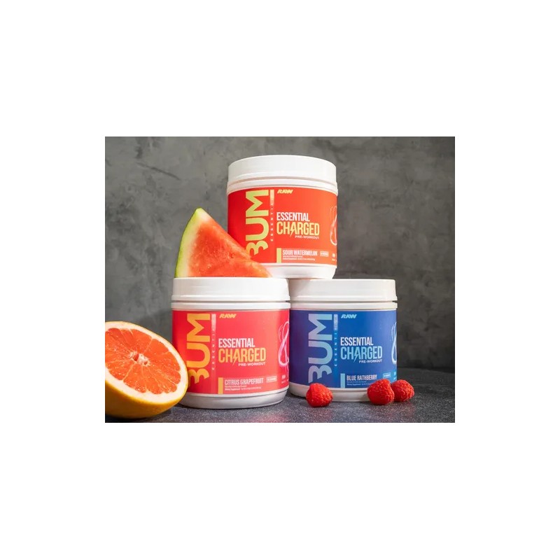 Pre Entreno Raw Nutrition Cbum Essential Charged 25 Serv Sabor