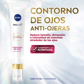 NIVEA Rutina Facial Luminous 630° Antimanchas con Ácido Hialurónico (4 Piezas) Suero, Fluido con Protector Solar FPS50, Contorno de Ojos Anti-Ojeras y Crema de Noche. Unifica el tono de tu piel