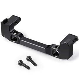 JGGZONE 1/24th RC Crawler Car CNC Machined Aluminum Front Bumper Mount Stand Front Bumper Bracket Replacement for Axial SCX24 GX470 Upgrades Parts Accessories