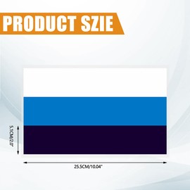 RGOAANC Classic Retro Tri-Color Stripe Decal Sticker, Tri Color Decals, Grille Fender Hood Side Skirt Bumper Side Mirror Dashboard Decoration Fit for Toyota Tacoma Tundra 4Runner Rav4 Accessories