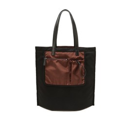 Daks Accessories 26SS EASY ON Black Reversible Eco Shoulder Bag DBBA6E902BK
