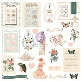 My Sweet By Frank Garcia Cardstock Ephemera 27/Pkg Shapes, Tags, Words, Foiled Accents -997052