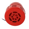 Industrial Motor Alarm Bell Red Color Steel Mini Horn Sound