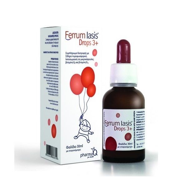 PharmaQ Ferrum Iasis Drops 3+ Iron Pyrophosphate Microencapsulated in Liposomal