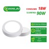 Tianlai Lampara Led De Sobreponer 18w Plafón Pack 10 Piezas