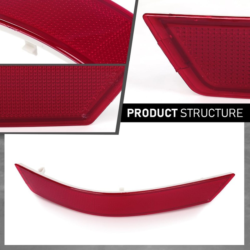 LQI Rear Bumper Reflector Light Compatible with Benz ML320 2008-2009