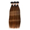 Brown Highlight Human Hair Bundles P430 Straight Bundle Grade 8A