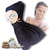 African Bath Net Sponge Washcloth Exfoliating Shower Bath Sponge Black