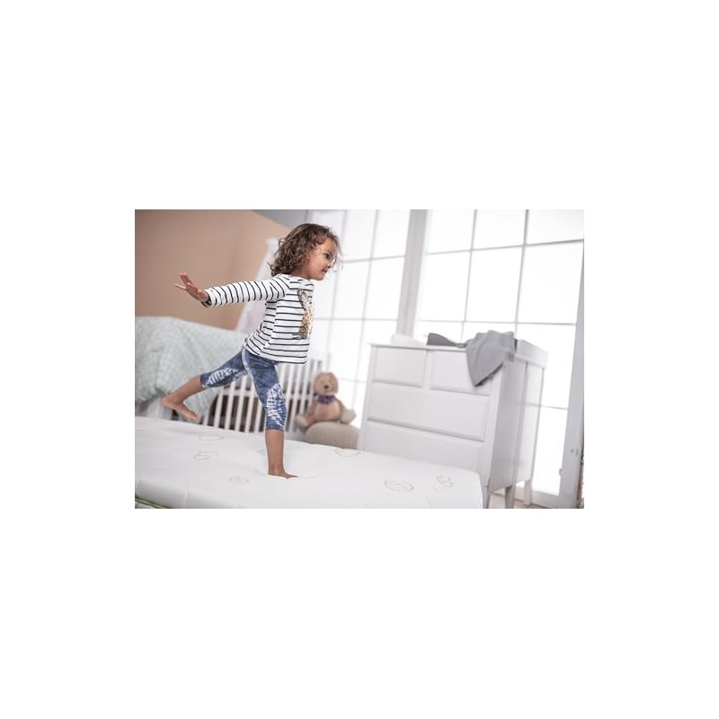 Träumeland Fitted Sheet Organic Cotton with Elastane White 90 x