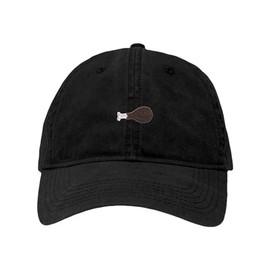 Go All Out One Size Black Dad Chicken Wing Embroidered Hat