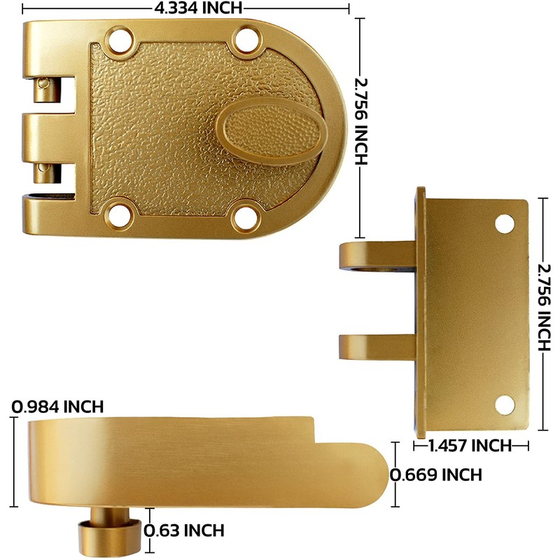NU-SET Lock | Jimmy Proof Style Inter Locking Single Cylinder