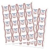 Made in USA 40 cnt Baseball Favor Thank You Stickers