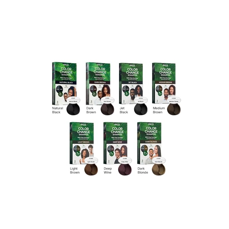 Kiss Quick Cover Champú natural de cambio de color a