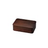 Tsumiya 30468 Wood Grain Coating Single Tier Lunch Tochi Wood