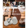 58mm Stainless Steel Espresso Tamper, Flat Base Coffee Tamper, Tamper