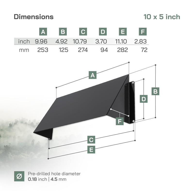 Vent Systems 250 x 120 mm / 10" x 5"