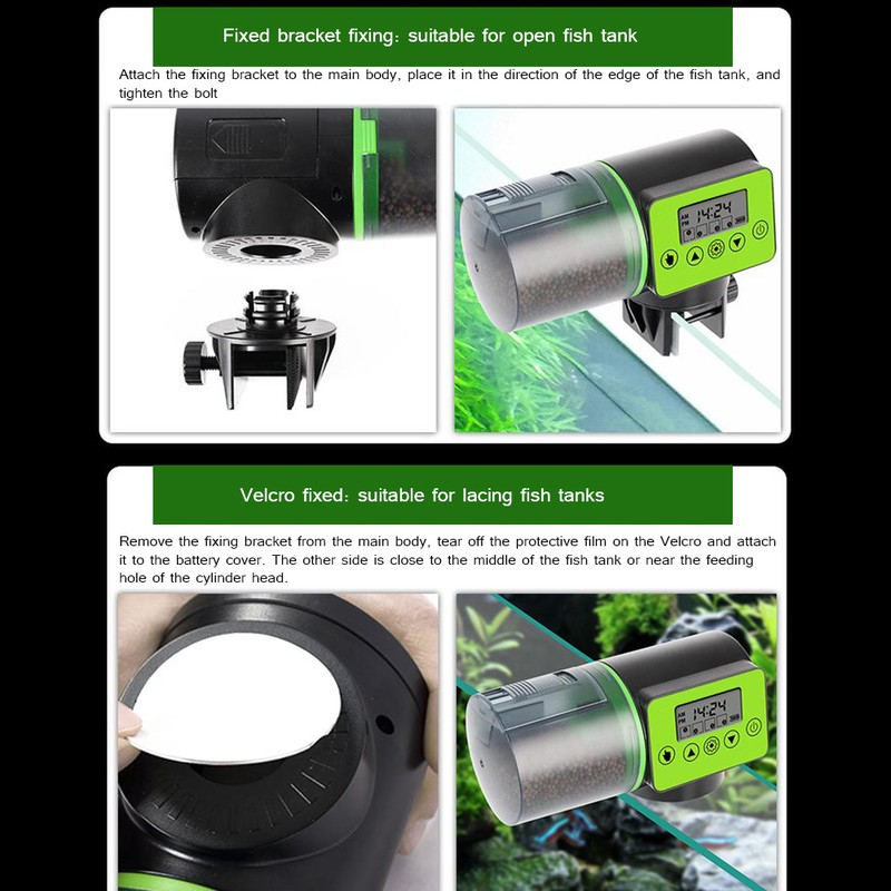 Automatic Fish Feeder Electric Auto Fish Feeder Aquarium Tank Timer
