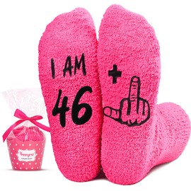 HAPPYPOP 47th Birthday Gifts Ideas for Women - Socks for 47 Year Olds, Best Gifts for 47 Year Old Woman