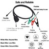 CybNemo HVAC Adaptor Cord Jumper Wires HVAC Tools 3-Core Heavy