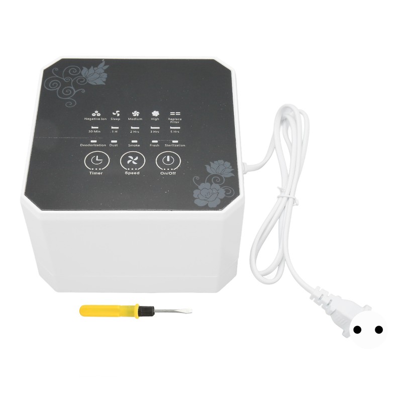 Small Air Purifier Multifunction Quiet Efficient Desk Mini Air Purifier