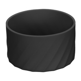 uxcell Silicone Boot Sleeve, Non-Slip Water Tumbler Bottom Sleeve Protector Cover for Water Bottles Tumbler, Black