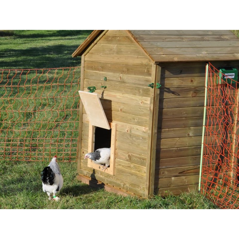 Chicken Cooper Magnetic lock for secure closing, secure chicken flaps