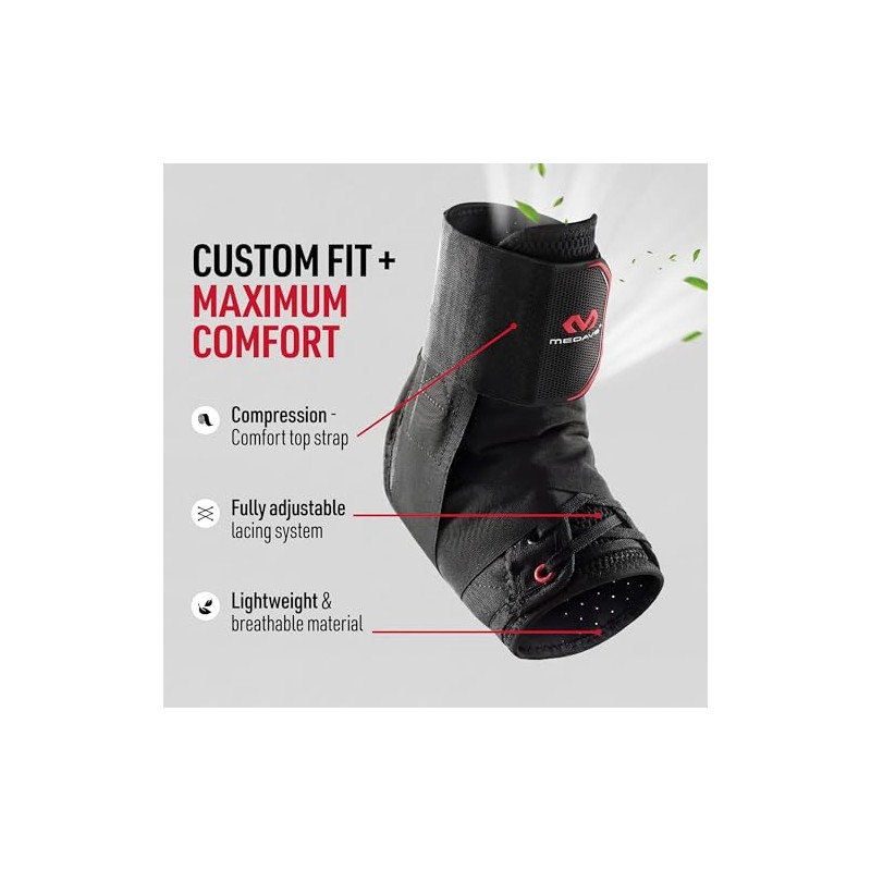 McDavid Ankle Brace Ultralight for Sprained Ankle, Figure 8 Ankle