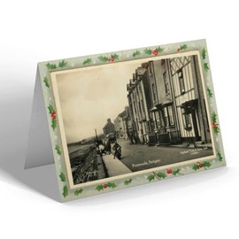 CHRISTMAS CARD - Vintage Cheshire - Promenade, Parkgate (e)