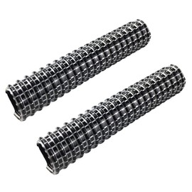 Motorized Lower Nozzle Hose Replacement Shark Rocket HV300, HV301, HV302, HV320, HV321 Vacuum Cleaner Series - 6" x 1.25" - 2 Pack (black)