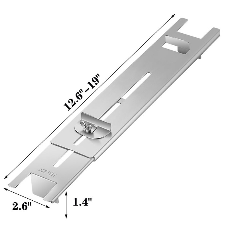 Whetstone holder Sharpening Stone Base - Stainless Steel Adjustable Whetstone