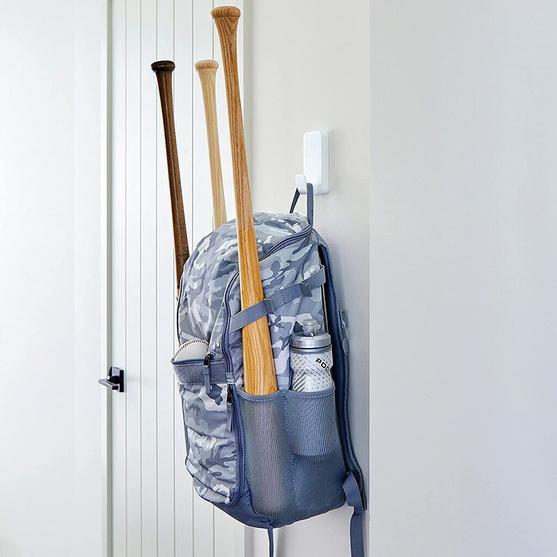 Command Heavy Duty Utility Wall Hooks, 2 Hooks with 8