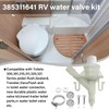 RV Water Valve Kit, RV Toilet Valve Fit Sealand Dometic